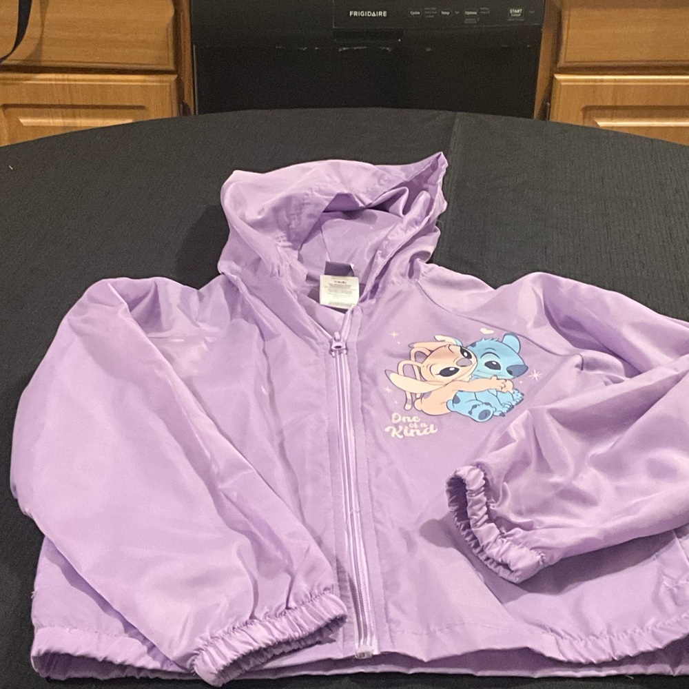 Disney Lavender Jacket with Cartoon Design